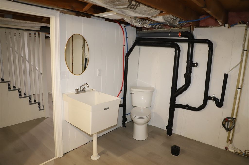 Bathroom, Interior, Wood Texture Flooring