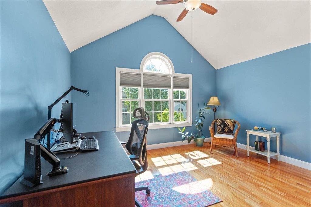 Home Office, Interior, Wood Texture Flooring