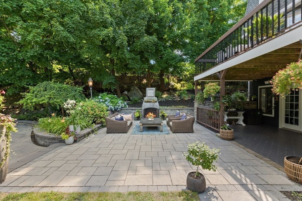 Backyard, Exterior, Fireplace
