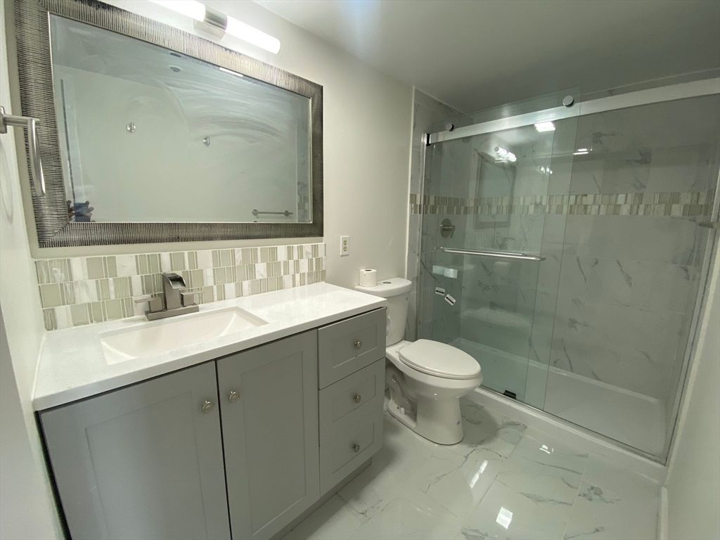 Bathroom, Glass Shower, Interior, Marble, Marble Walls