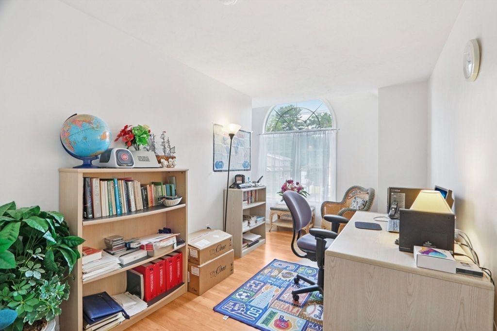 Home Office, Interior, Wood Texture Flooring