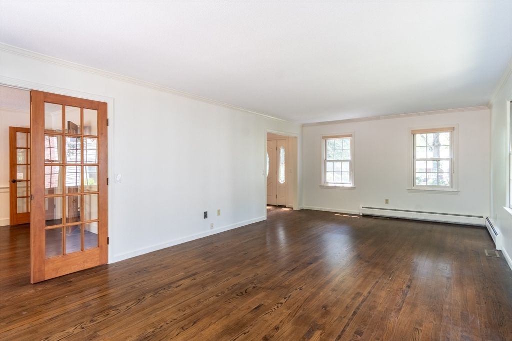 Empty room, Interior, Wood Texture Flooring