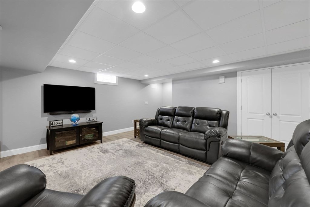 Home Theatre Room, Interior, Living room, Recessed Lighting, Wood Texture Flooring
