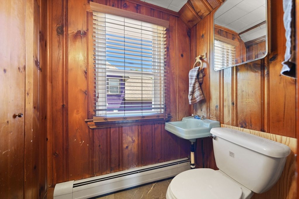 Bathroom, Interior, Wooden Walls