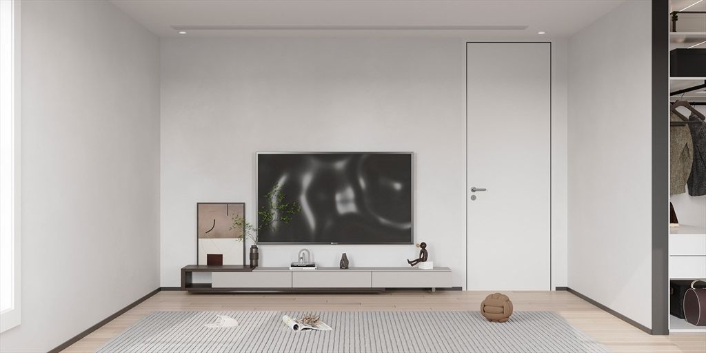 Interior, Recessed Lighting, Wood Texture Flooring