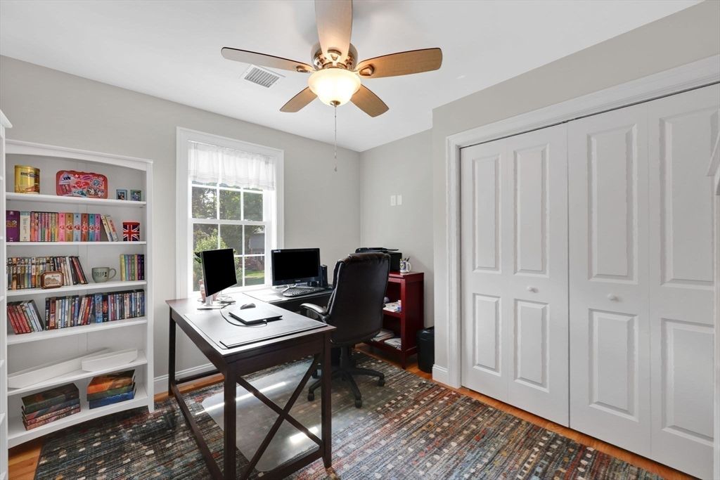 Home Office, Interior, Wood Texture Flooring