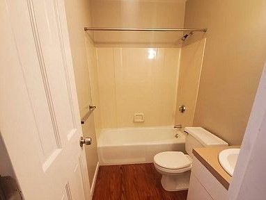 Bathroom, Interior, Wood Texture Flooring