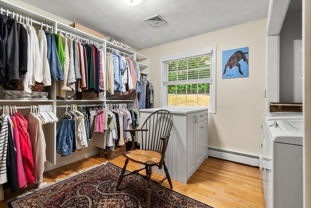 Interior, Walk-in Closets, Wood Texture Flooring