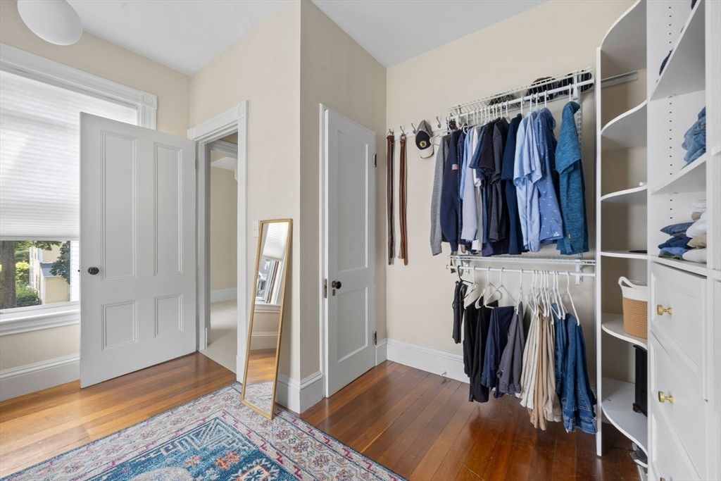Interior, Walk-in Closets, Wood Texture Flooring