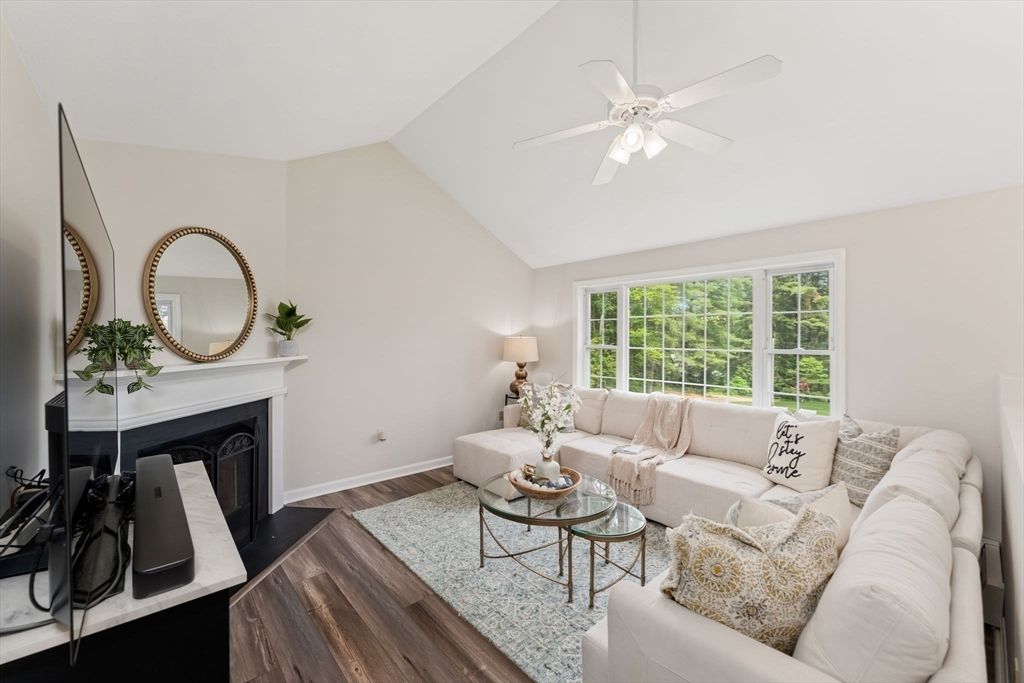 Fireplace, Interior, Living room, Wood Texture Flooring