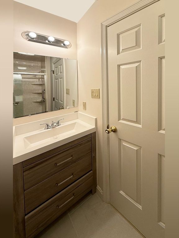 Bathroom, Dual Sink Vanities, Glass Shower, Interior