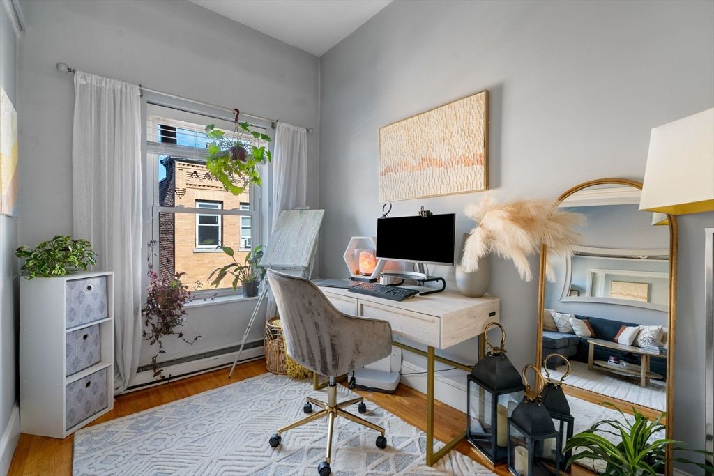 Home Office, Interior, Wood Texture Flooring