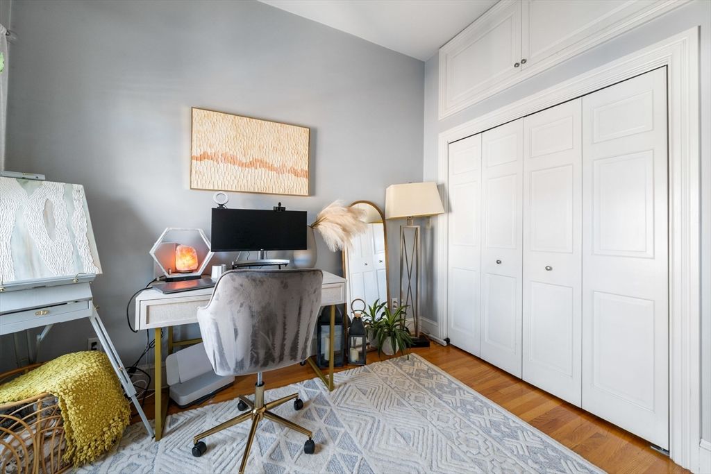 Home Office, Interior, Wood Texture Flooring