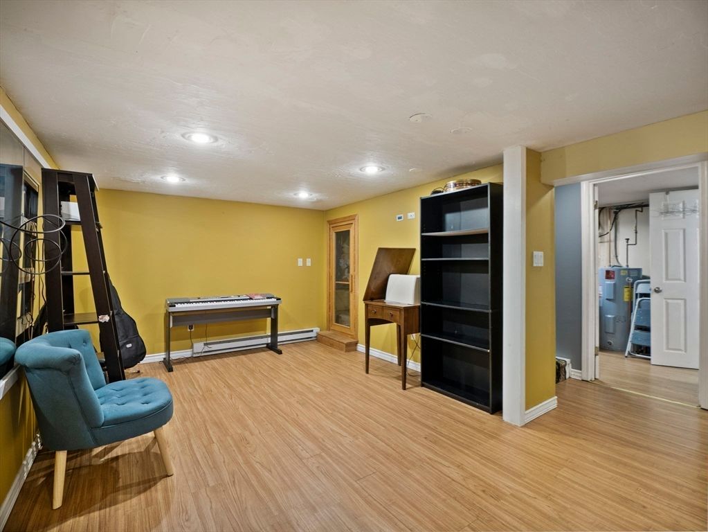 Game Room, Interior, Recessed Lighting, Wood Texture Flooring
