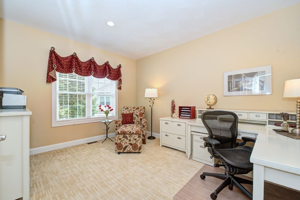 Home Office, Interior, Recessed Lighting