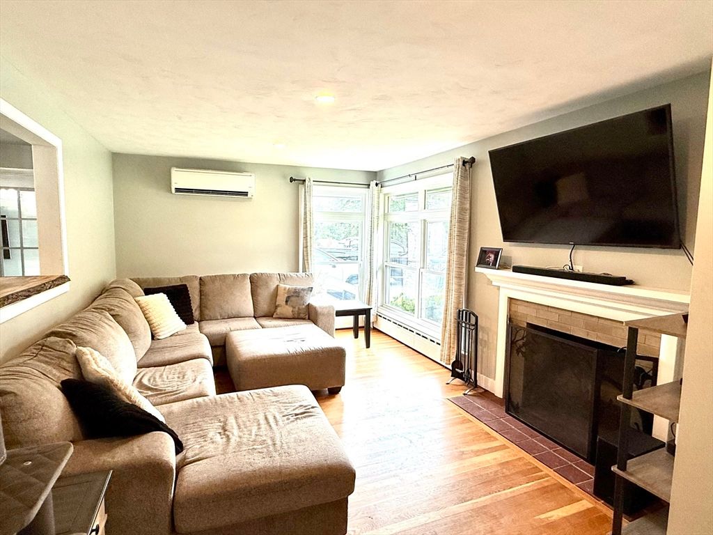 Fireplace, Interior, Living room, Wood Texture Flooring