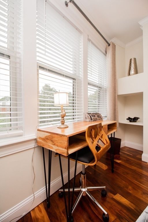 Home Office, Interior, Wood Texture Flooring