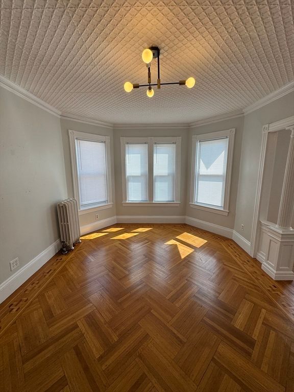 Empty room, Interior, Wood Texture Flooring