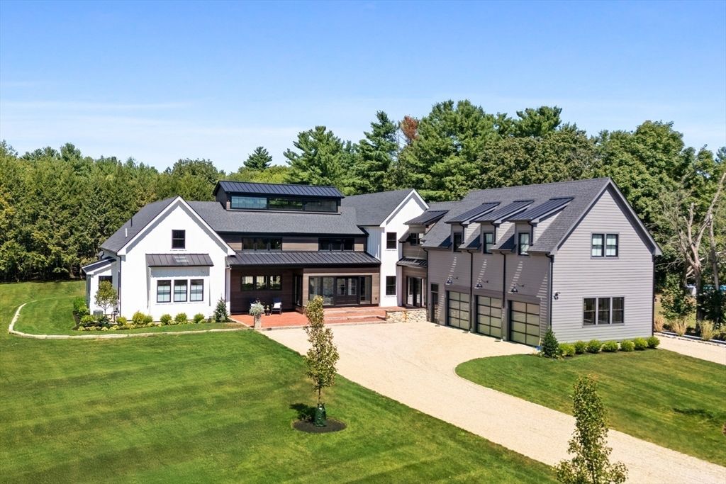 Attached, Backyard, Exterior, Facade, Solar Panels, Farmhouse