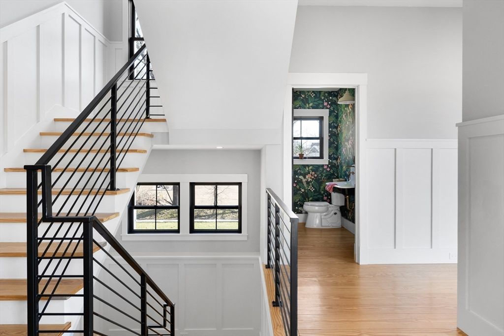 Bathroom, Interior, Wood Texture Flooring