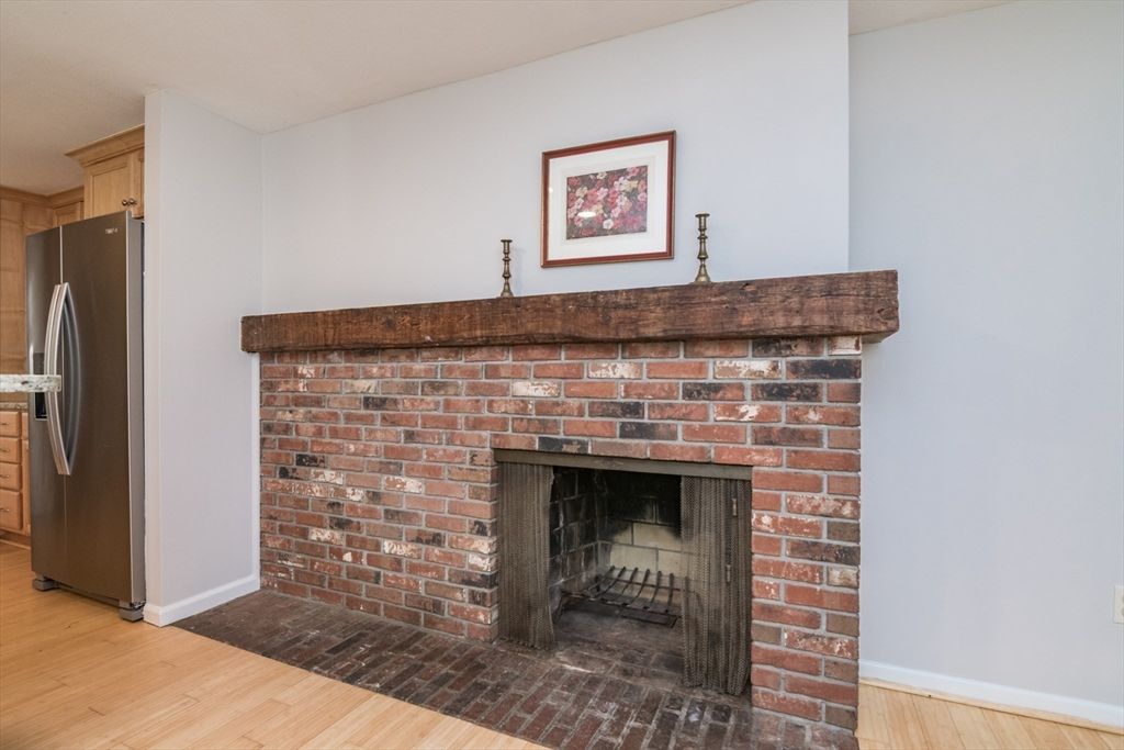 Fireplace, Interior, Wood Texture Flooring
