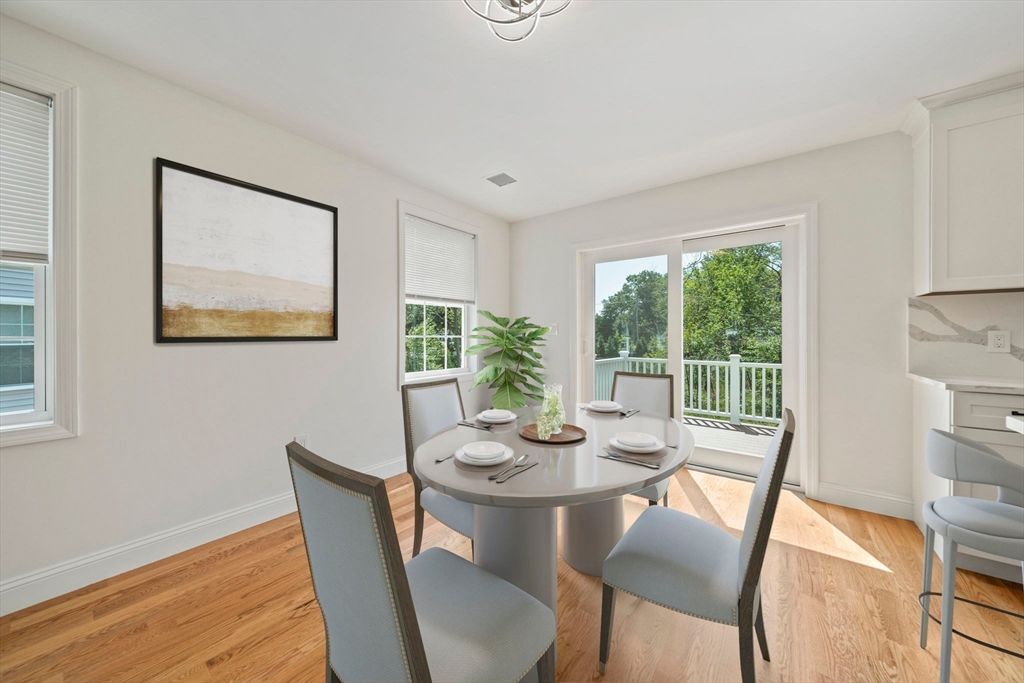 Dining room, Interior, Wood Texture Flooring