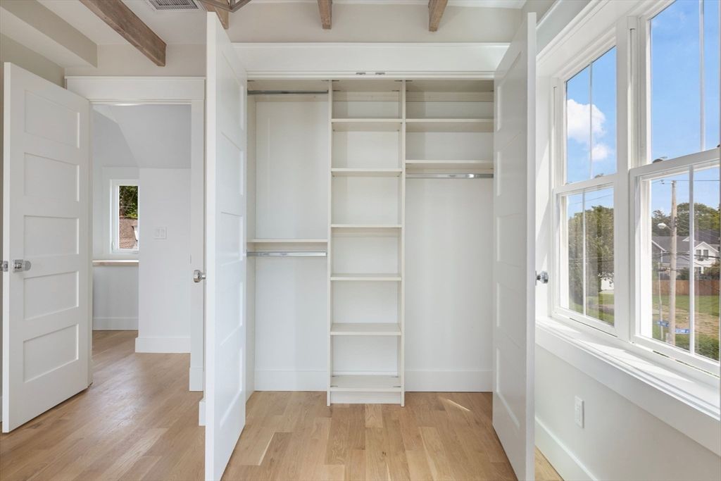 Interior, Walk-in Closets, Wooden Beams, Wood Texture Flooring