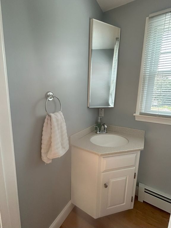 Bathroom, Interior, Wood Texture Flooring