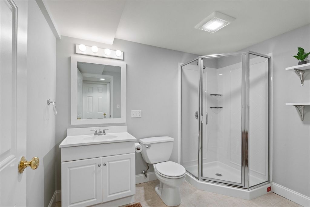 Bathroom, Glass Shower, Interior