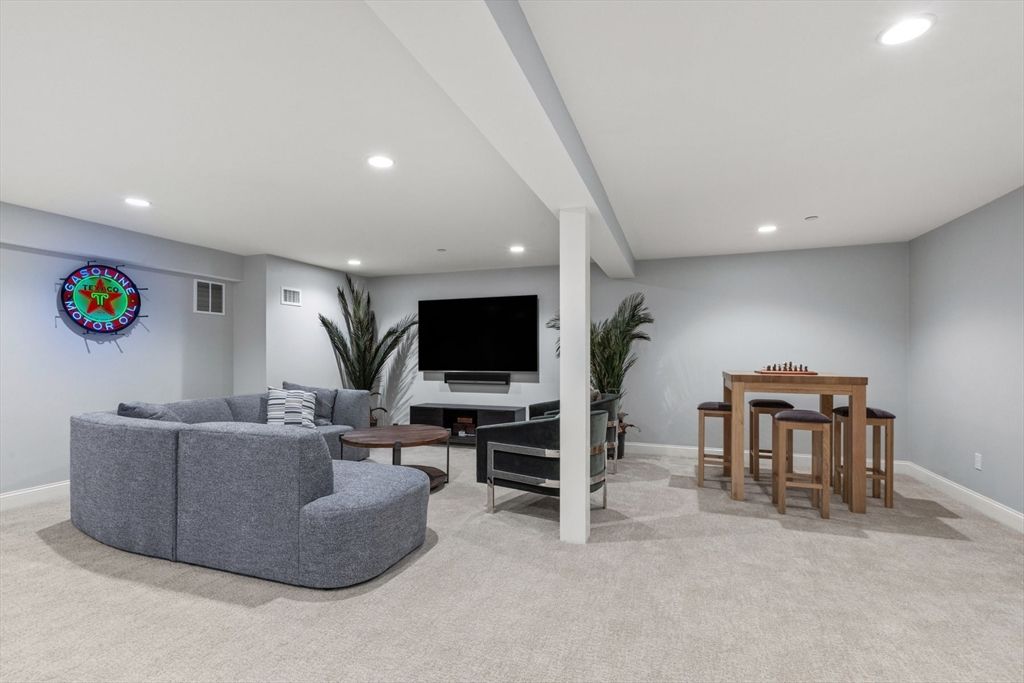 Interior, Living room, Recessed Lighting