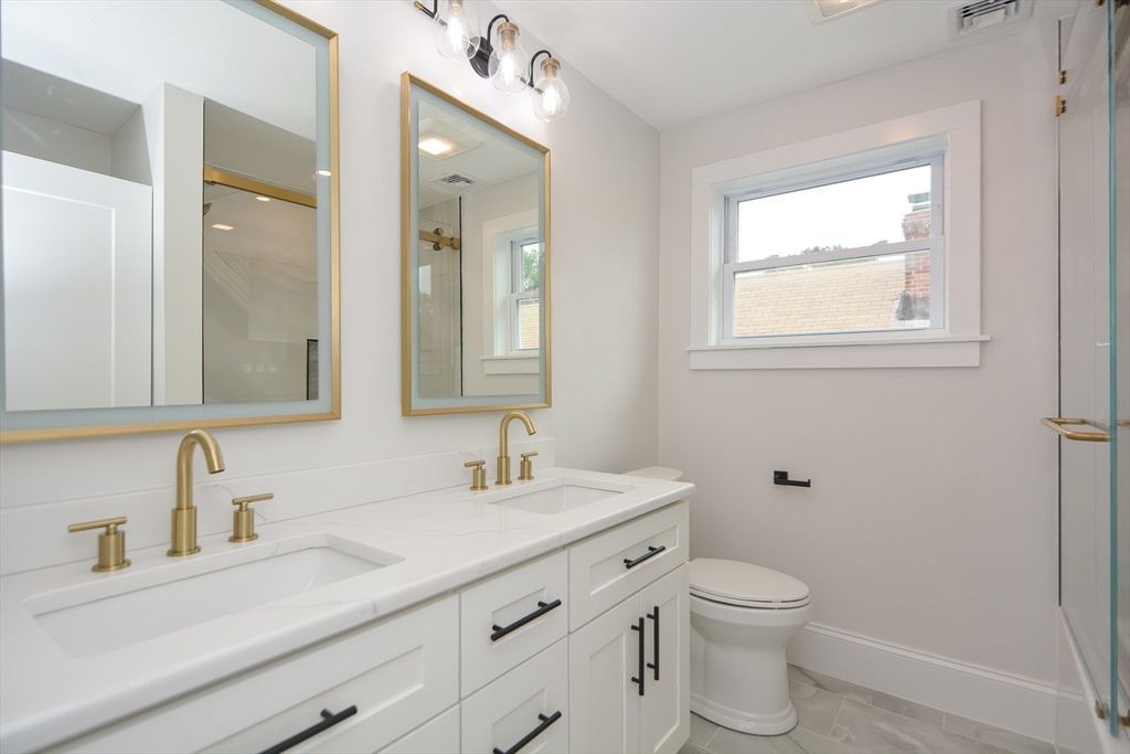 Bathroom, Dual Sink Vanities, Interior, Marble