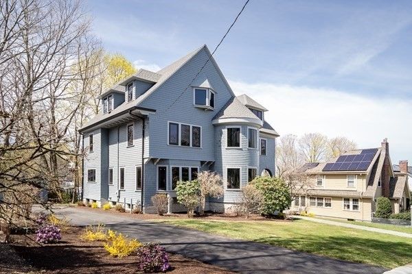 Backyard, Exterior, Facade, Solar Panels, Queen Anne Victorian