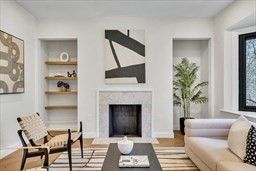 Fireplace, Interior, Living room, Piano, Wood Texture Flooring
