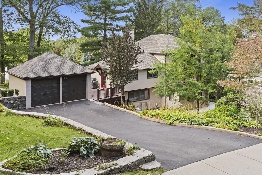 Attached, Detached Garage, Exterior, Facade, French Provincial