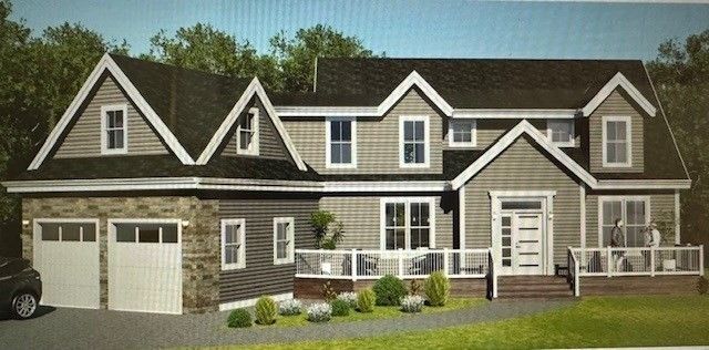 Attached, Exterior, Facade, Cape Cod