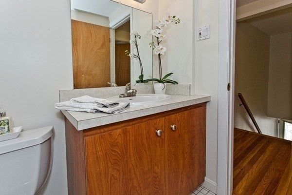 Bathroom, Interior, Wood Texture Flooring