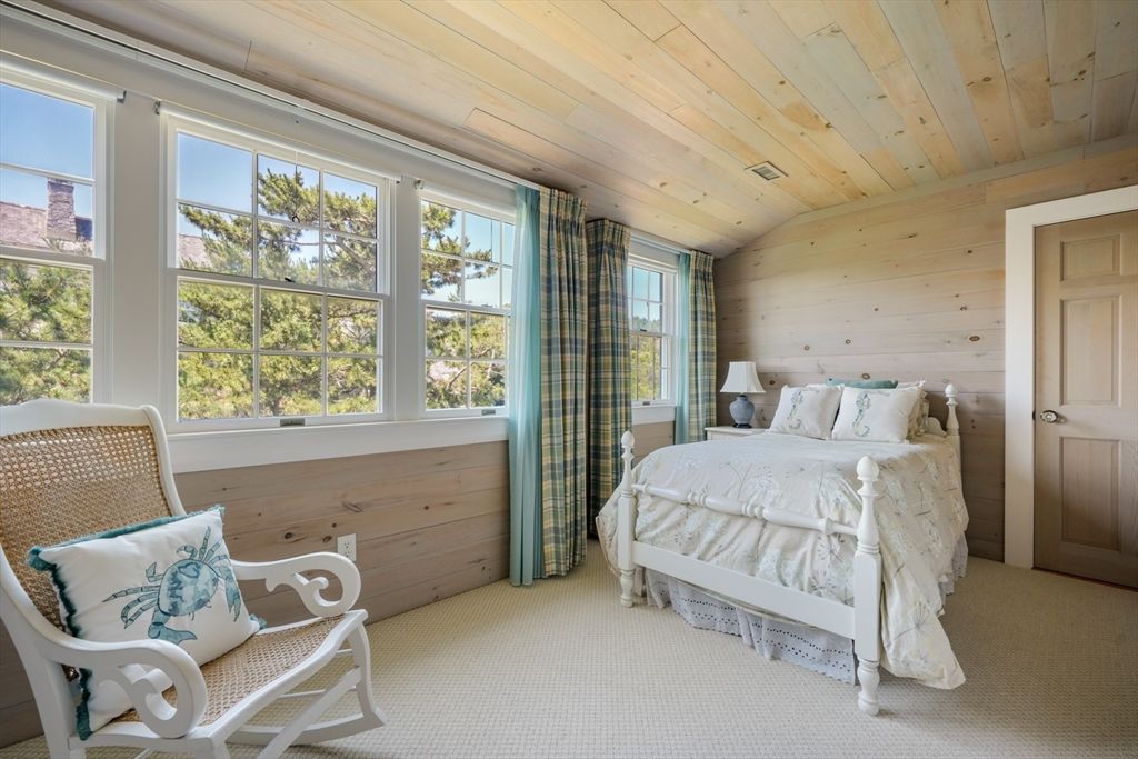 Bedroom, Interior, Wooden Ceilings, Wooden Walls