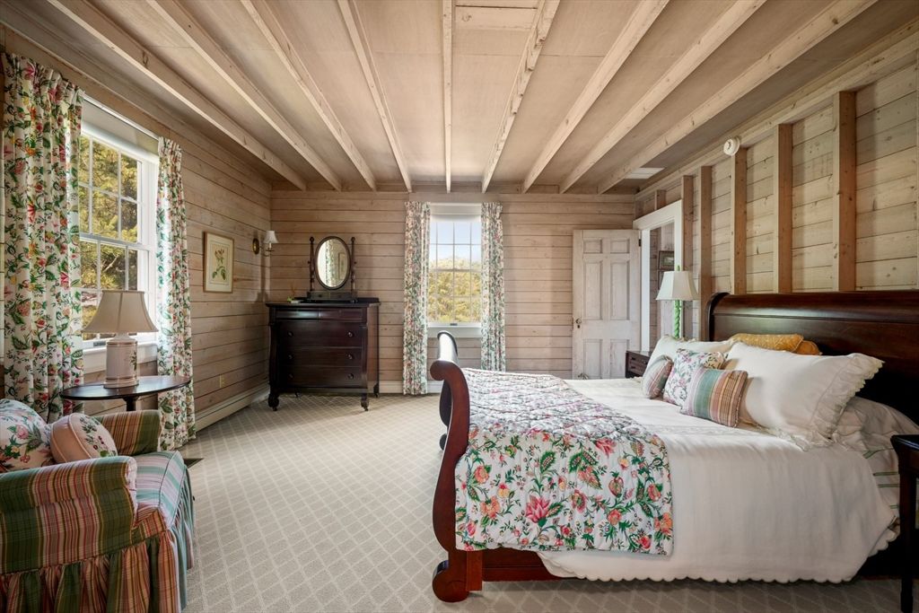 Bedroom, Interior, Wooden Ceilings, Wooden Walls