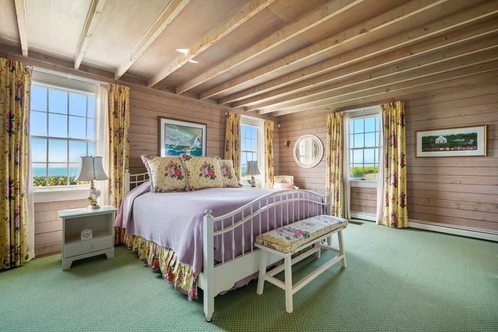 Bedroom, Interior, Water, Wooden Beams, Wooden Ceilings, Wooden Walls