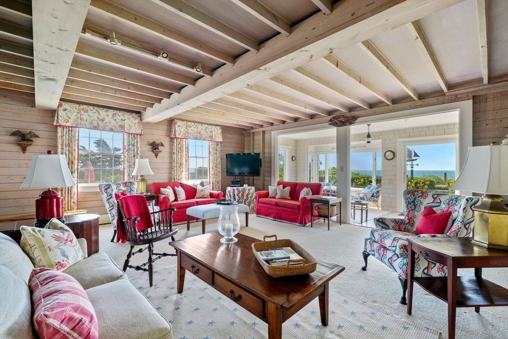 Interior, Living room, Water, Wooden Beams, Wooden Ceilings, Wooden Walls