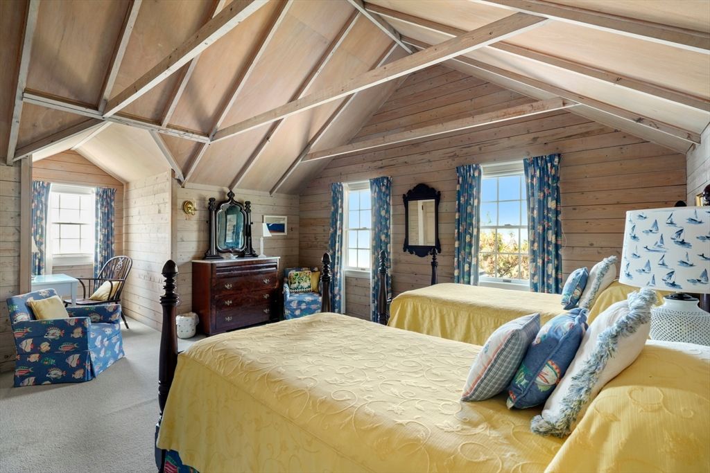 Bedroom, Interior, Wooden Beams, Wooden Ceilings, Wooden Walls