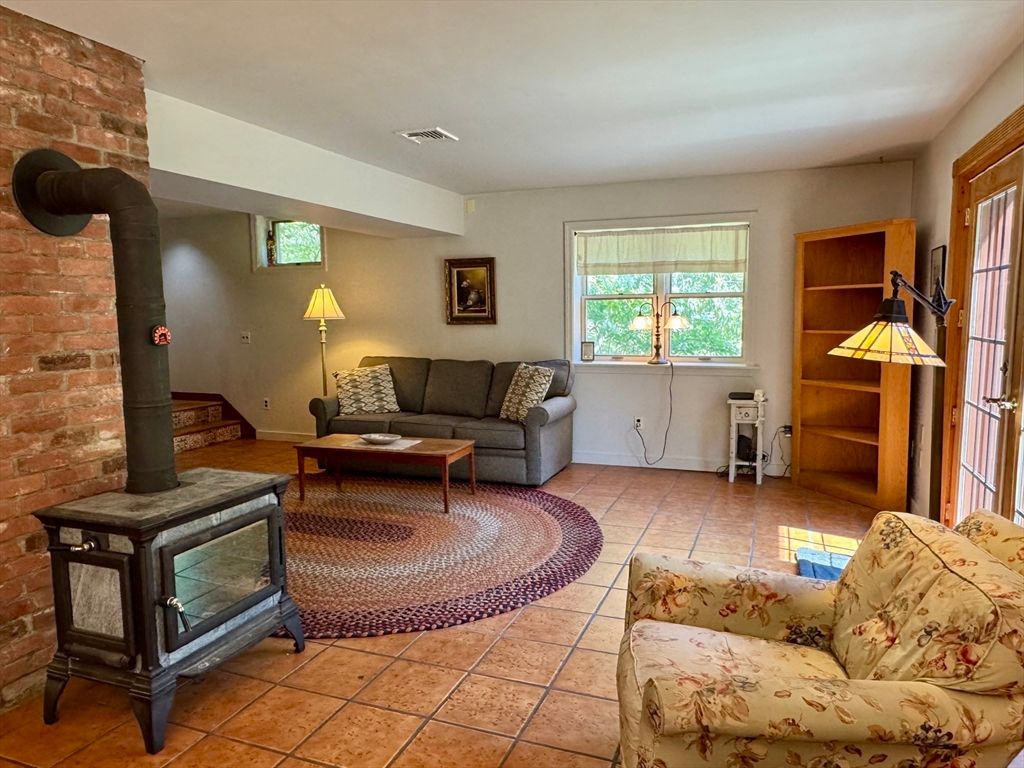 Fireplace, Interior, Living room, Stone Walls