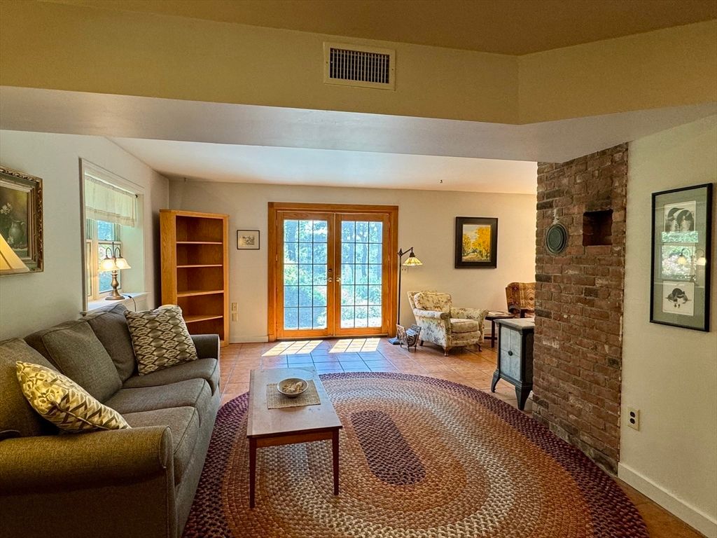 Interior, Living room, Stone Walls