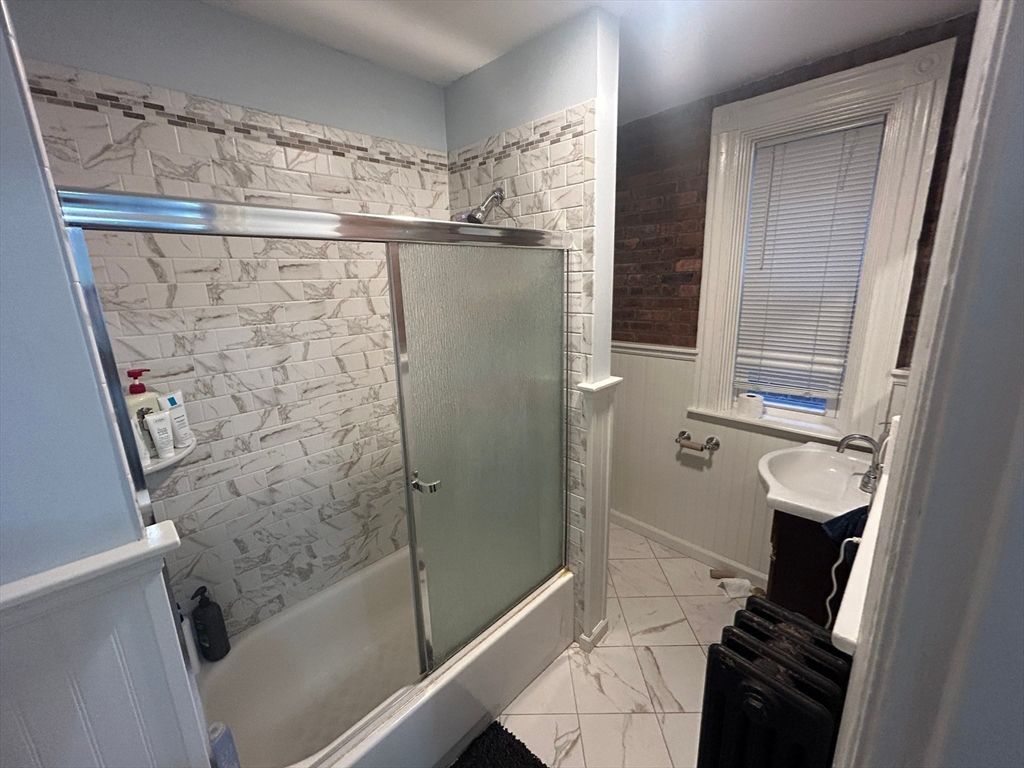 Bathroom, Glass Shower, Interior, Marble