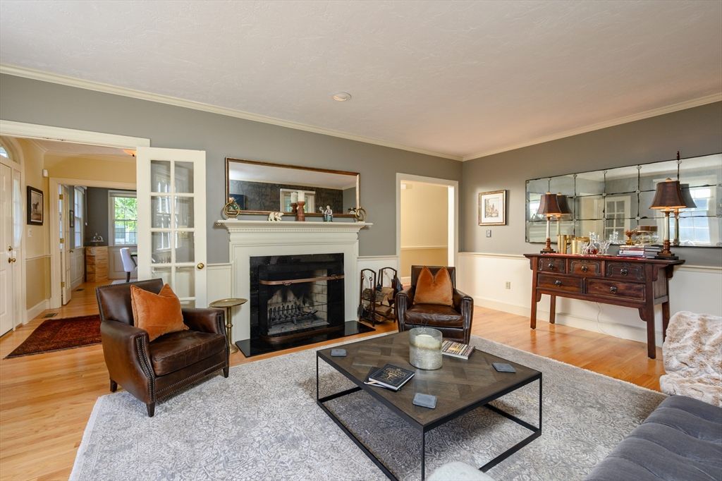 Fireplace, Interior, Living room, Wood Texture Flooring