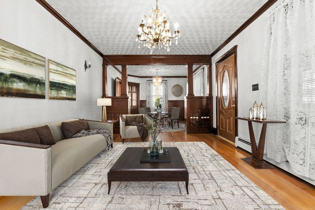 Chandelier, Dining room, Interior, Living room, Wood Texture Flooring