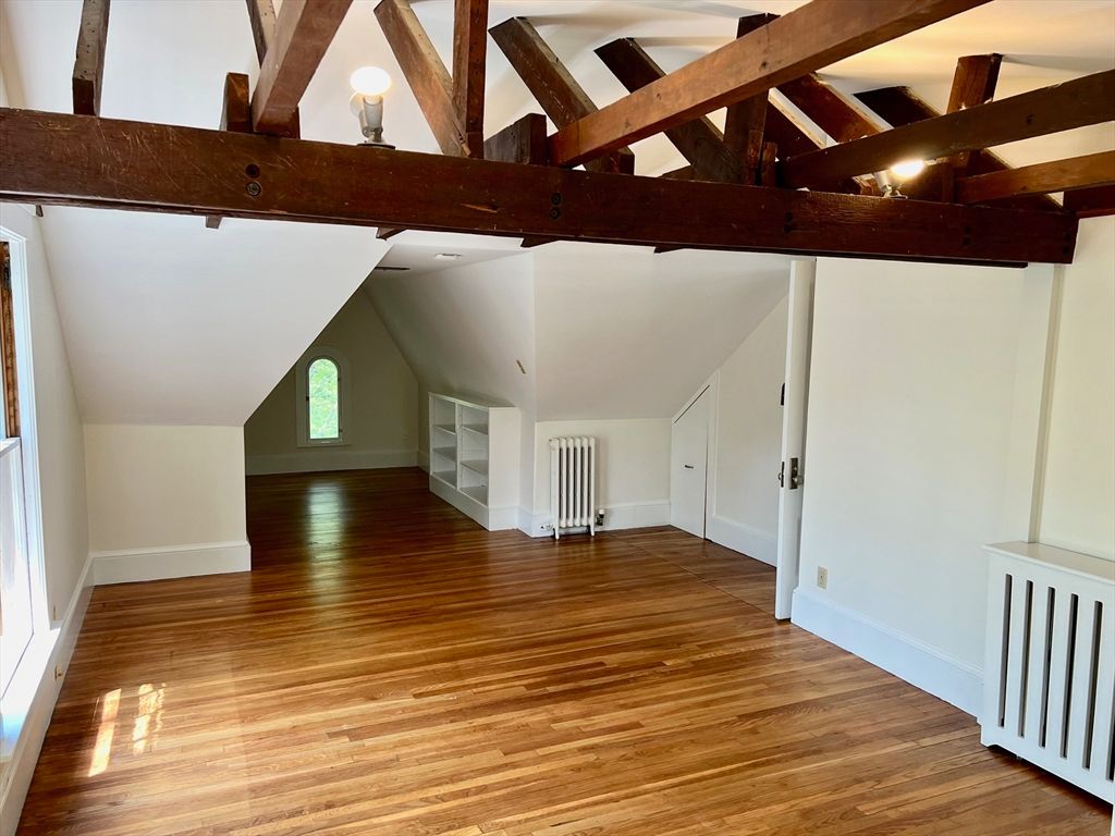 Empty room, Interior, Wooden Beams, Wood Texture Flooring