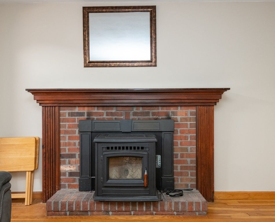 Fireplace, Interior, Wood Texture Flooring