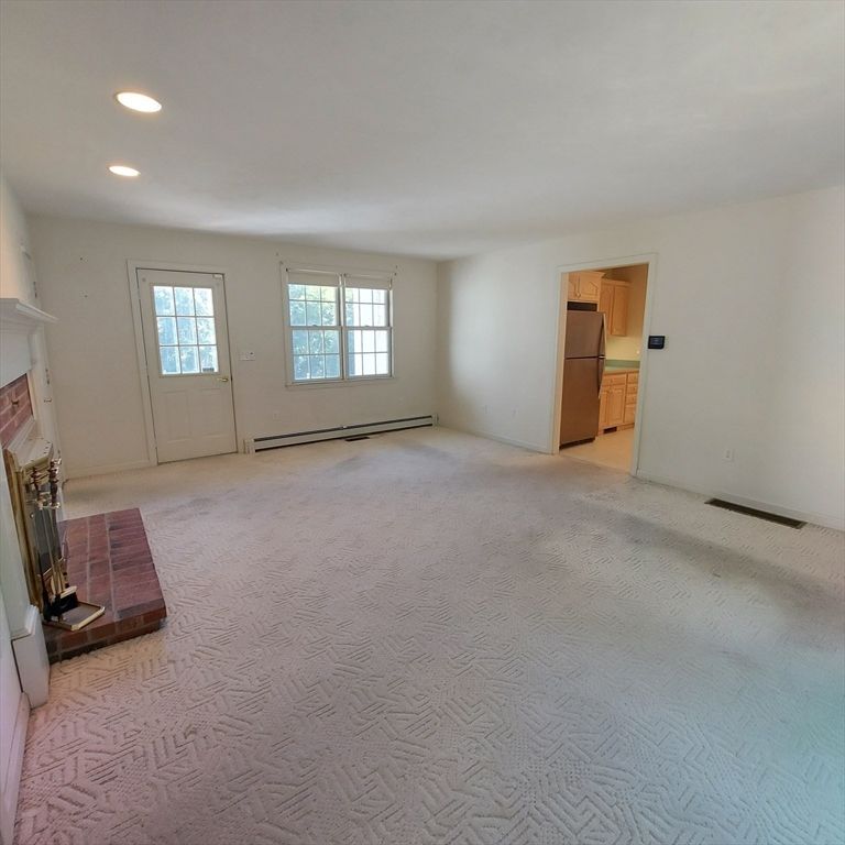 Empty room, Fireplace, Interior, Recessed Lighting