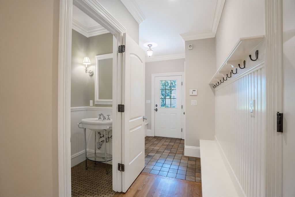 Bathroom, Interior, Wood Texture Flooring